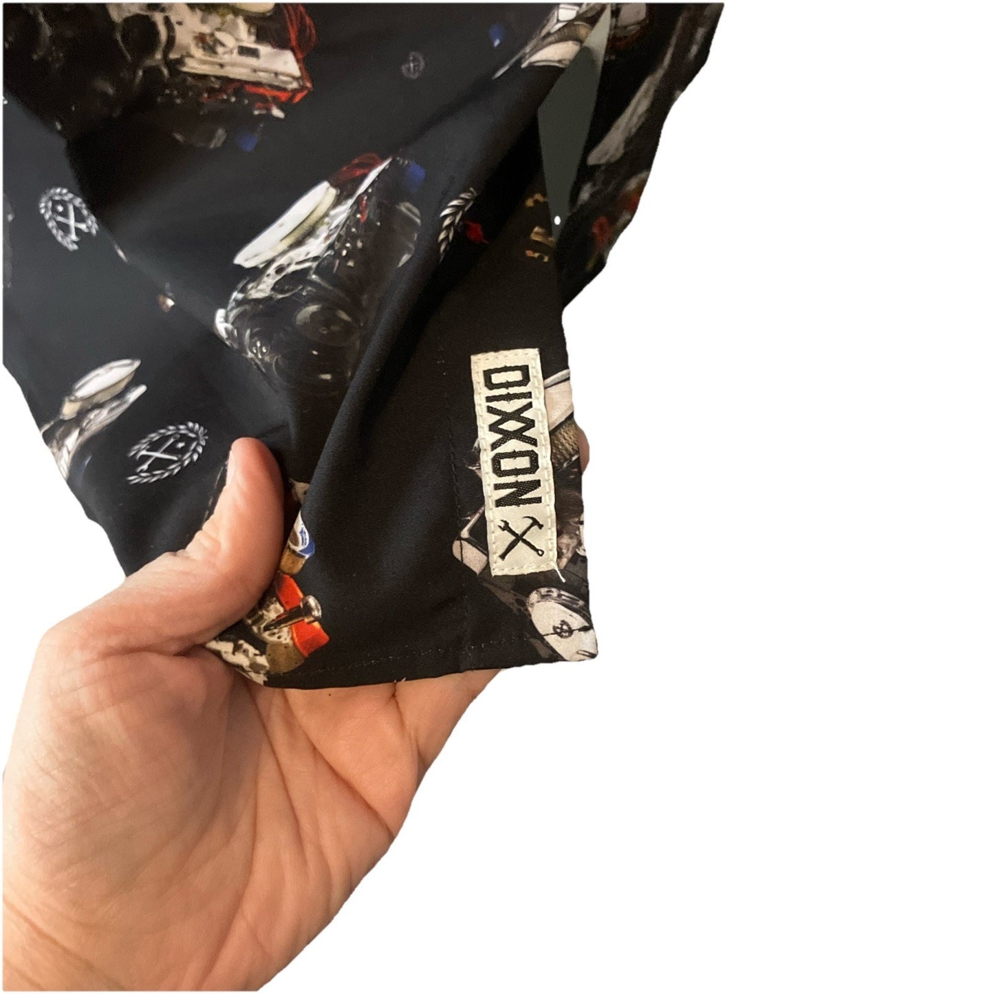 Dixxon The Small Block Mens XL Party shirt Black Short Sleeve sold out site