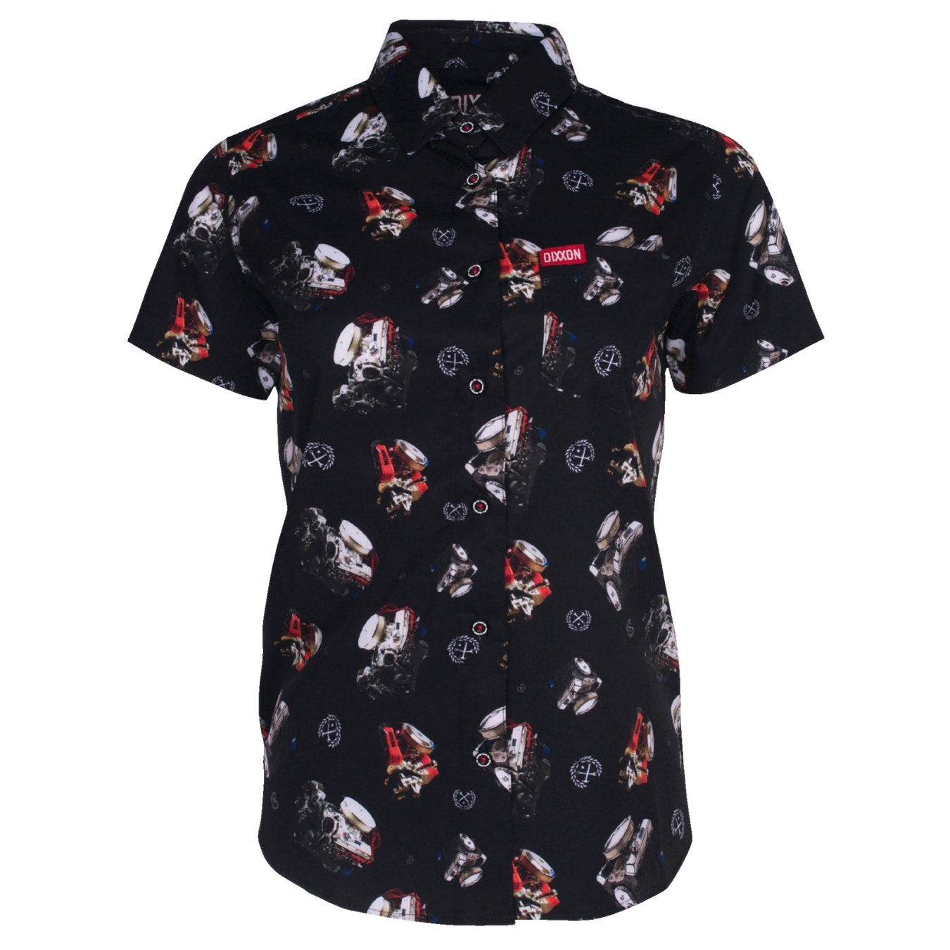 Dixxon Flannel Co “The Small Block” Party Shirt – Women’s Large, Checkered Black