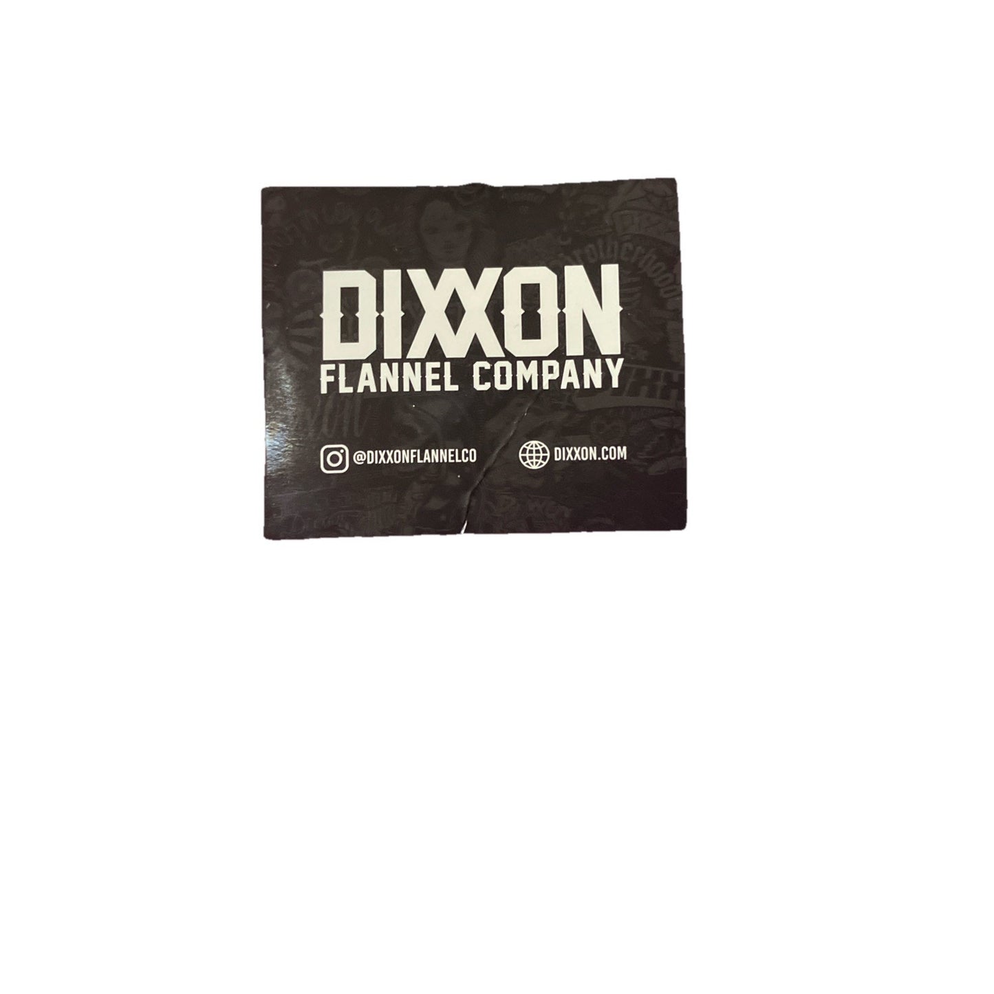 Dixxon Flannel Co. Xx Black Sticker With White Logo
