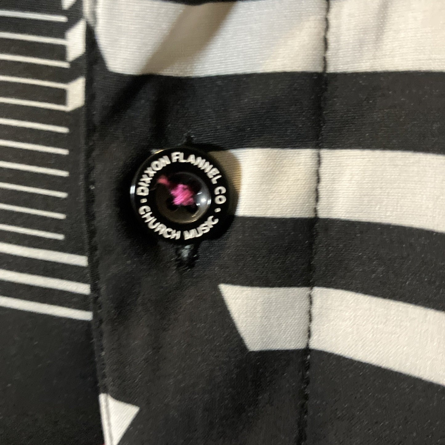 Dixxon Church Music Shirt Men’s XL Black IPA Flannel Co Button Up Beer