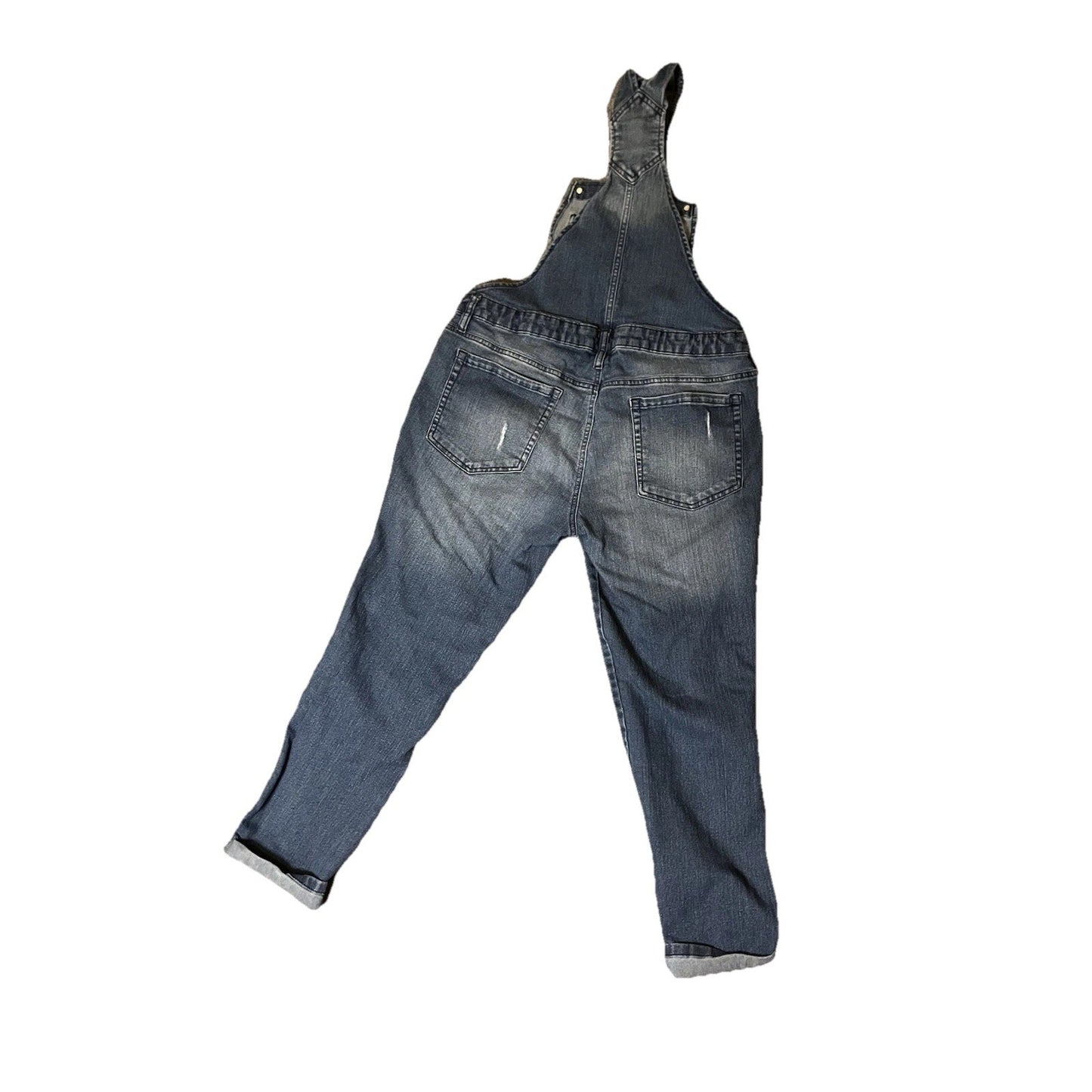 Y2K L.E.I. Distressed Denim Bib Overalls – Juniors XL