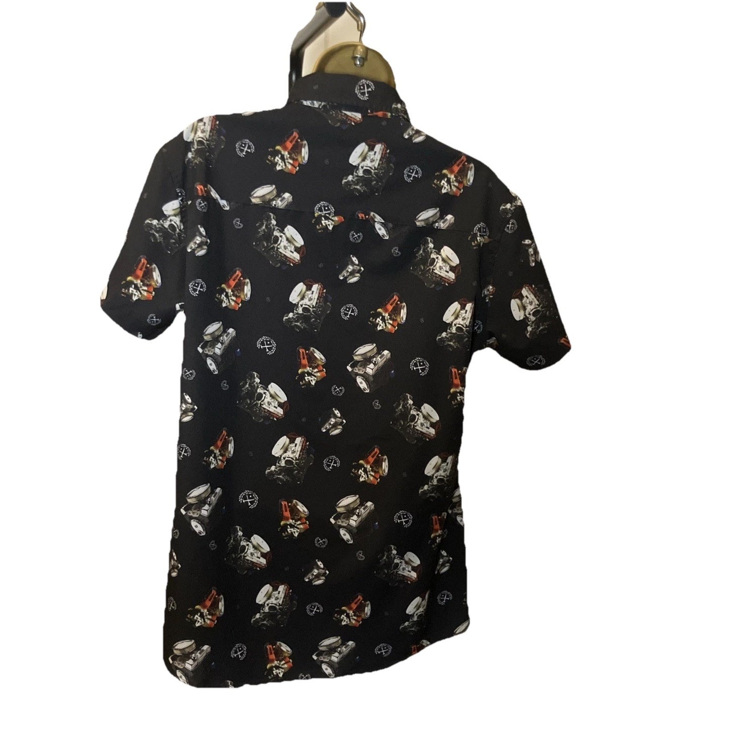 Dixxon Flannel Co “The Small Block” Party Shirt – Women’s Large, Checkered Black