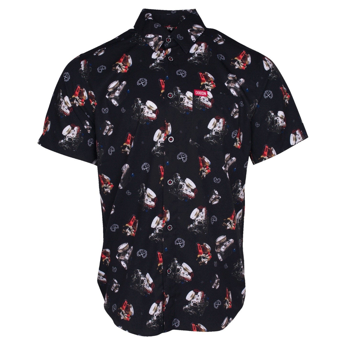 Dixxon The Small Block Mens XL Party shirt Black Short Sleeve sold out site
