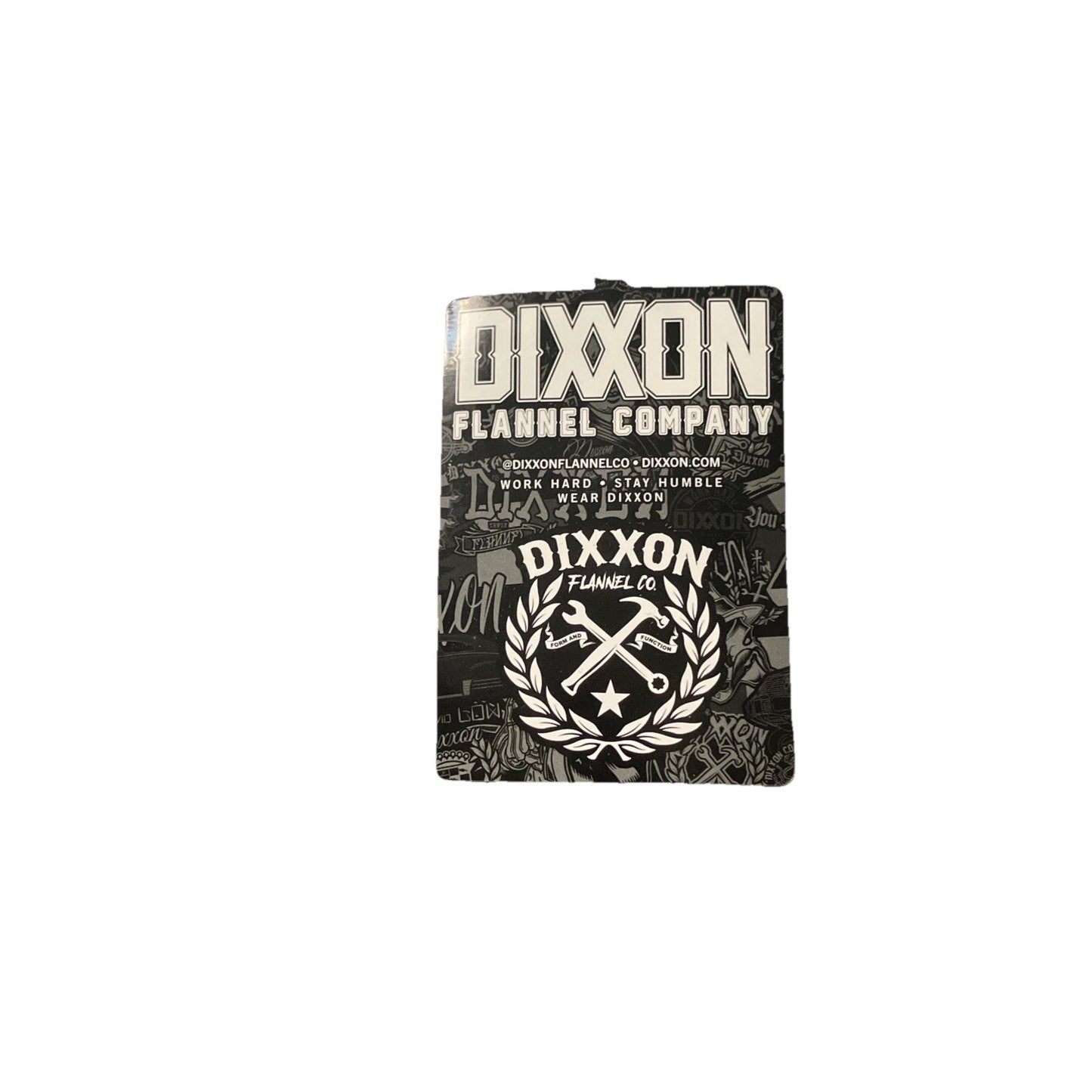 Dixxon Flannel Company Sticker Sunset on the beach with birds and palm trees