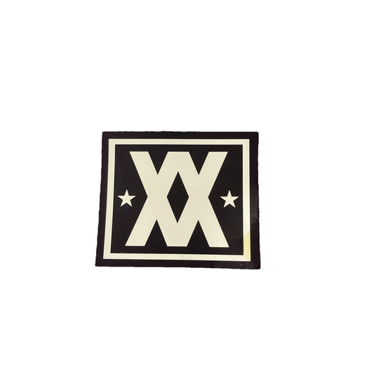 Dixxon Flannel Co. Xx Black Sticker With White Logo