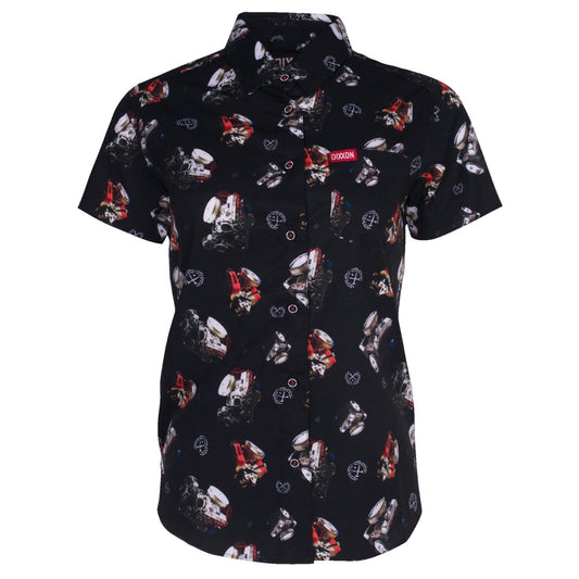Dixxon Flannel Co “The Small Block” Party Shirt – Women’s Large, Checkered Black