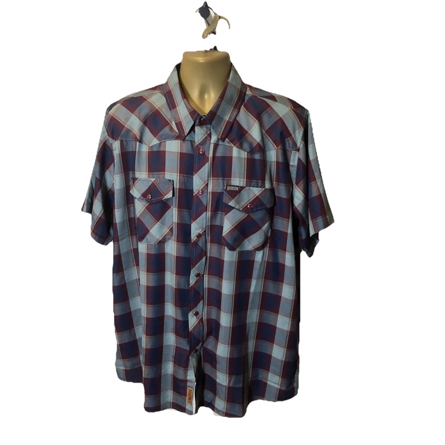 Dixxon Bamboo Short Sleeve Button Down Stevensville XL