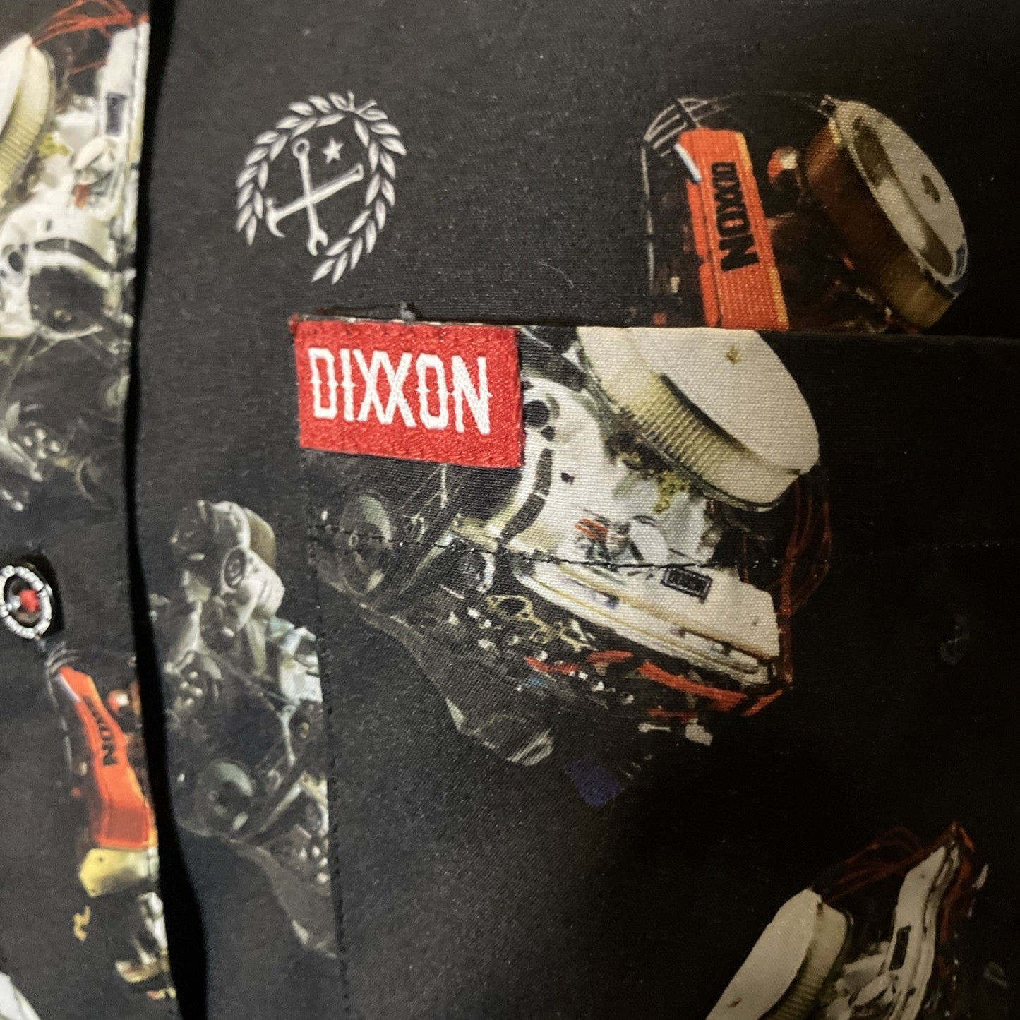 Dixxon Flannel Co “The Small Block” Party Shirt – Women’s Large, Checkered Black