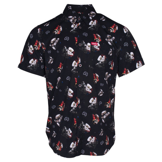 Dixxon The Small Block Mens XL Party shirt Black Short Sleeve sold out site